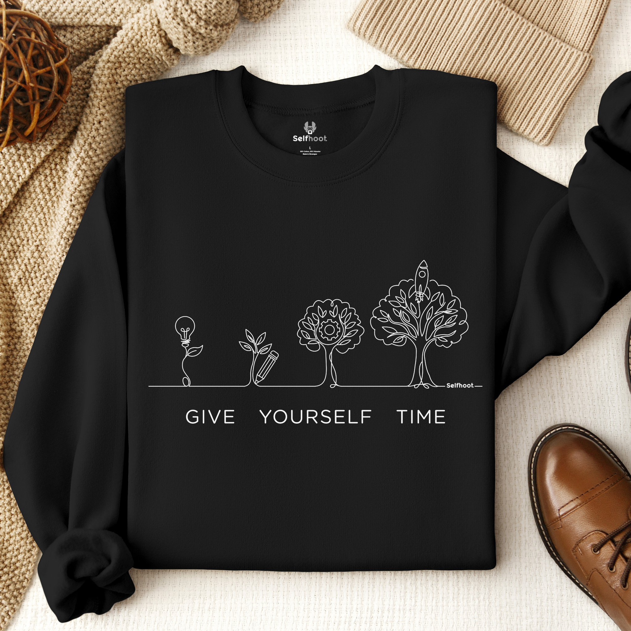 Give Yourself Time Premium Sweatshirt