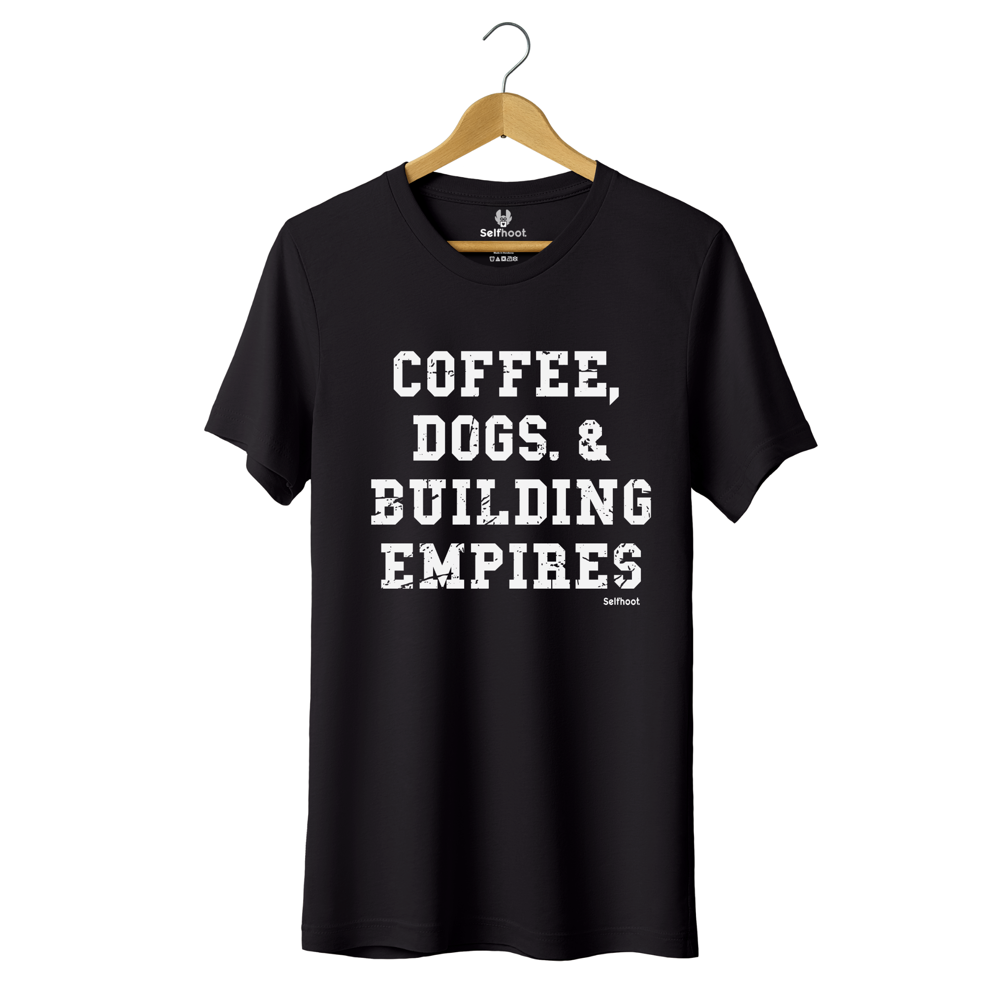 Coffee, Dogs, & Building Empires Premium Tee
