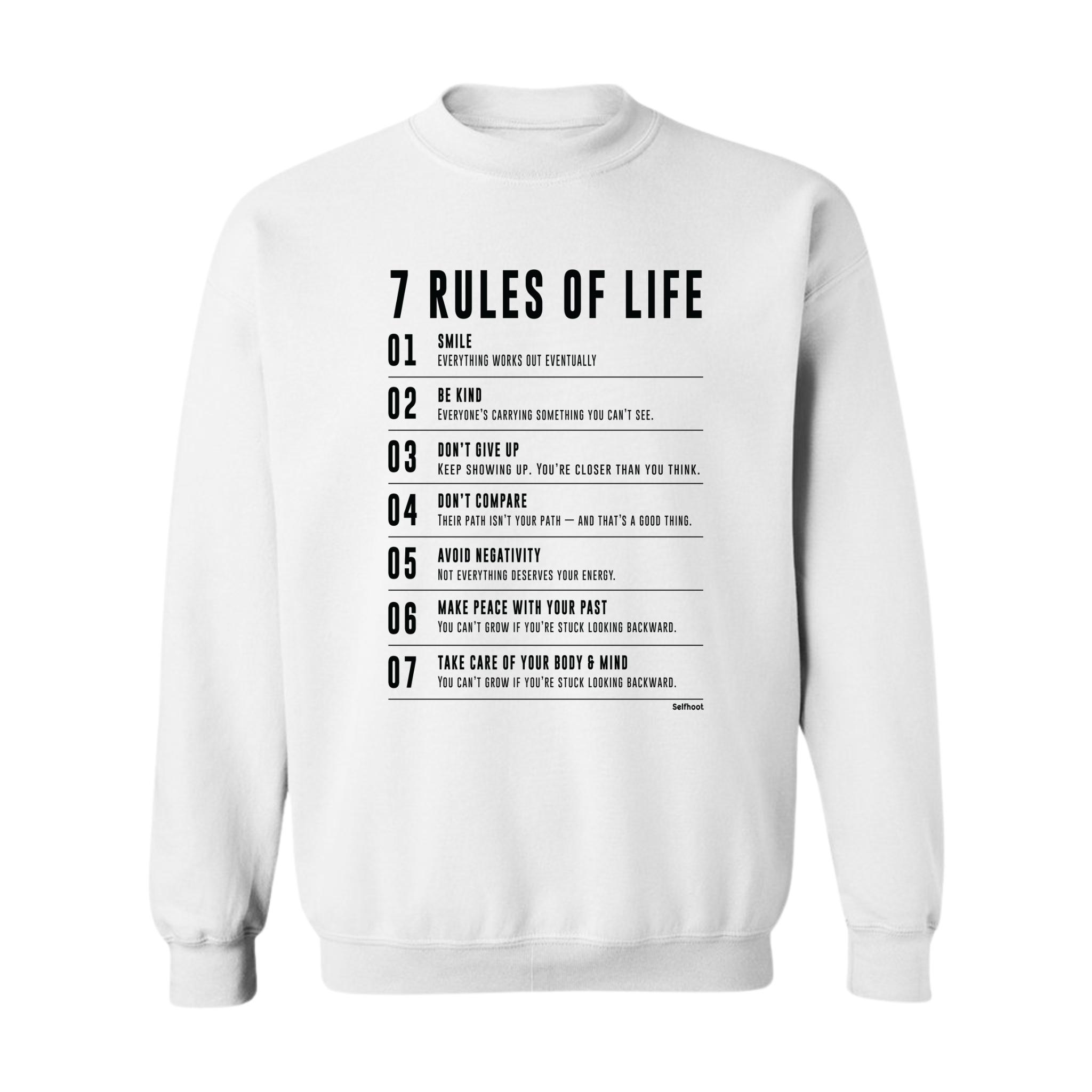 7 Rules of Life Premium Sweatshirt