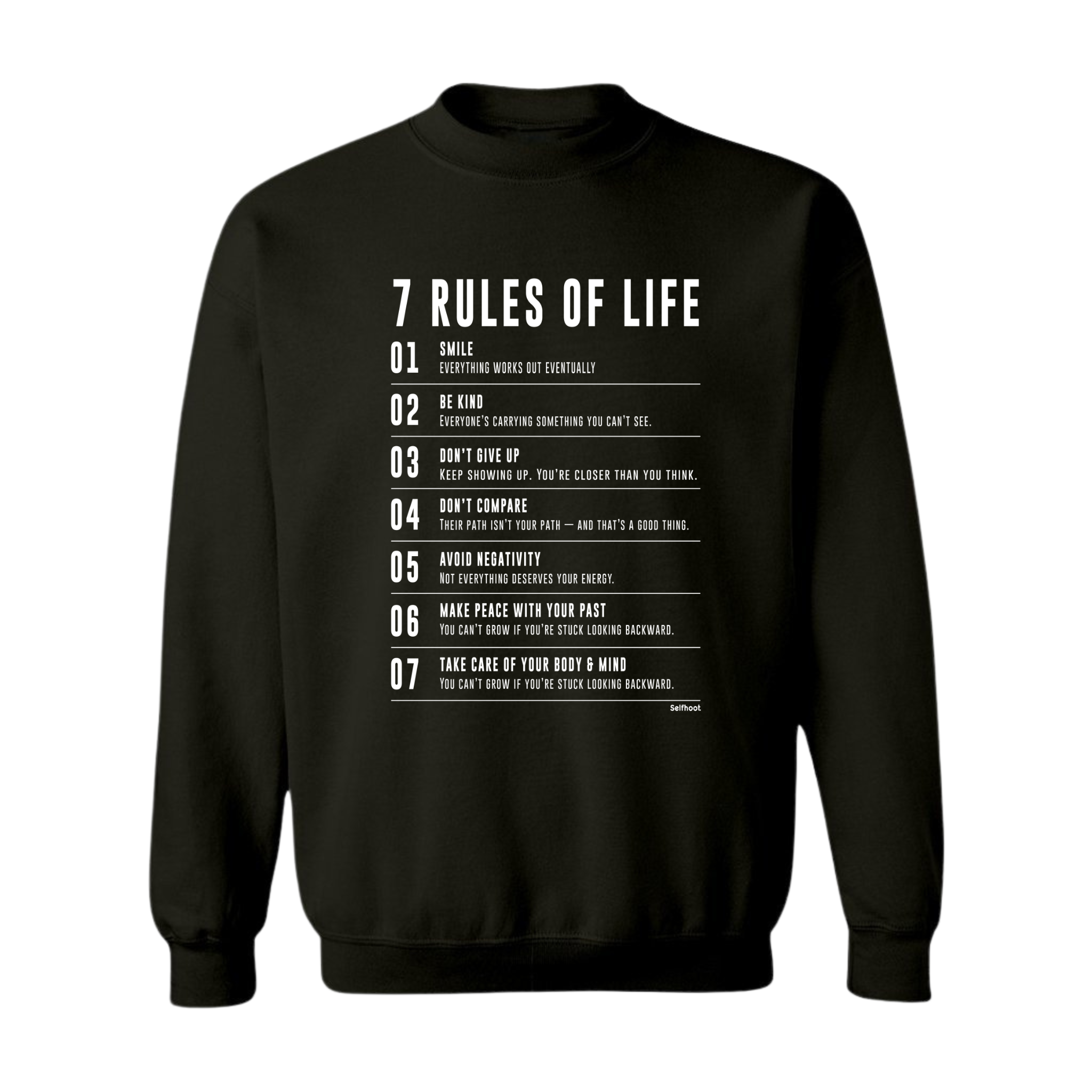 7 Rules of Life Premium Sweatshirt