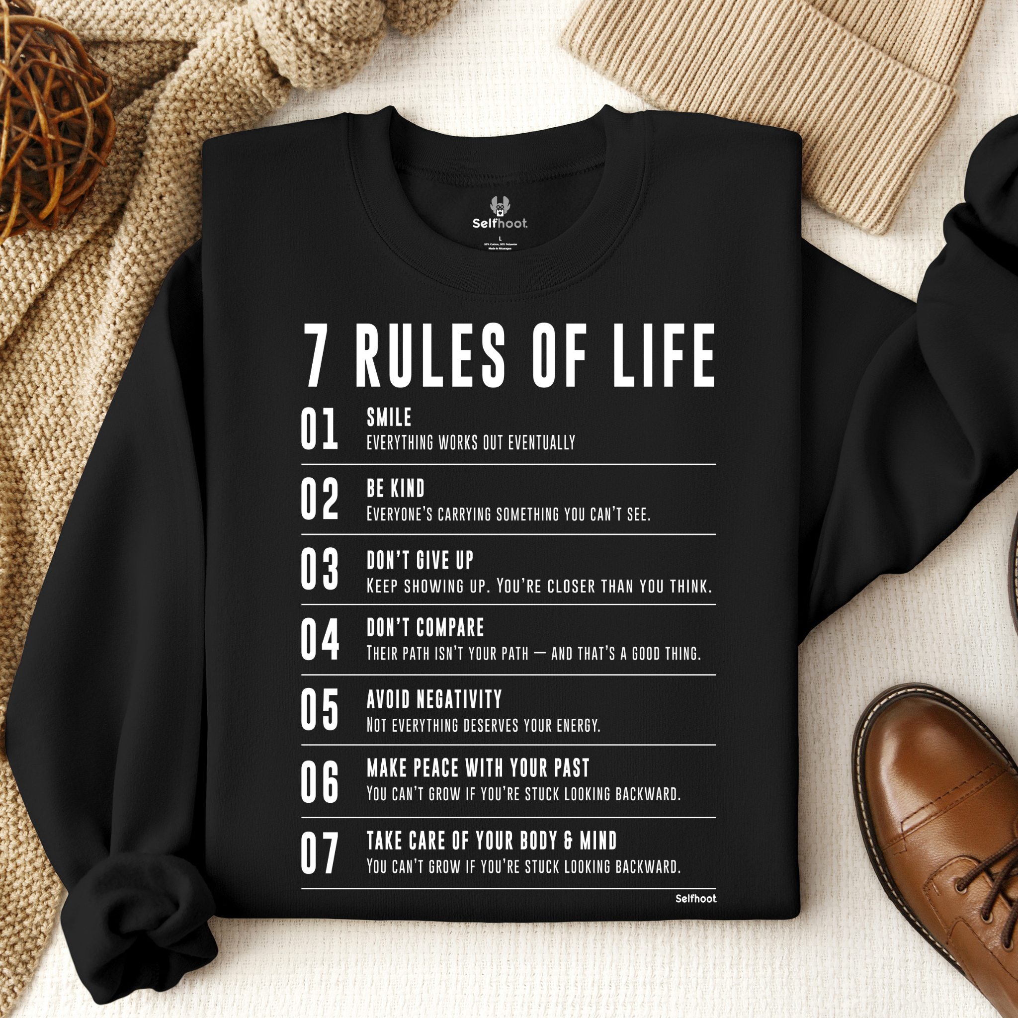 7 Rules of Life Premium Sweatshirt