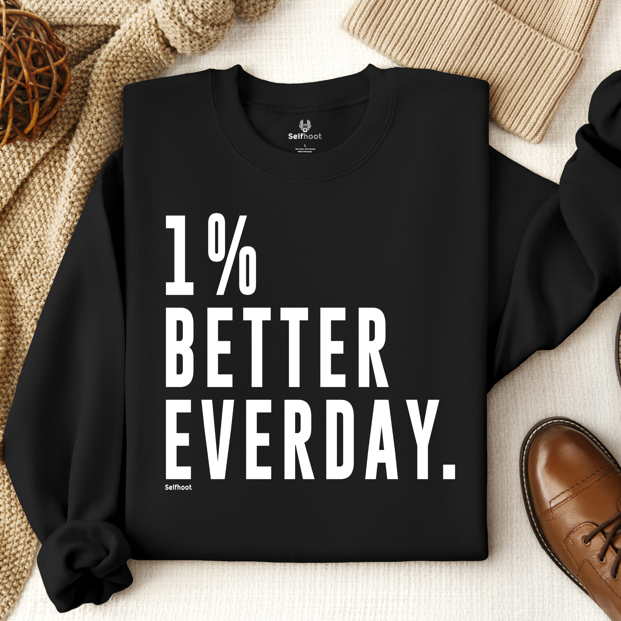 1% Better Everyday Premium Sweatshirt