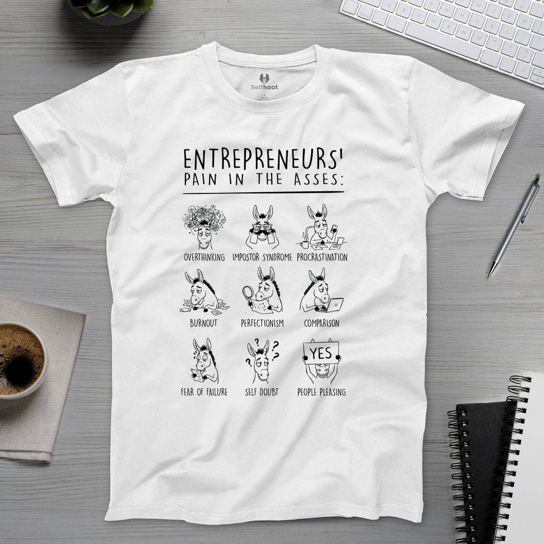 Entrepreneurs Pain Recommend Premium Tee