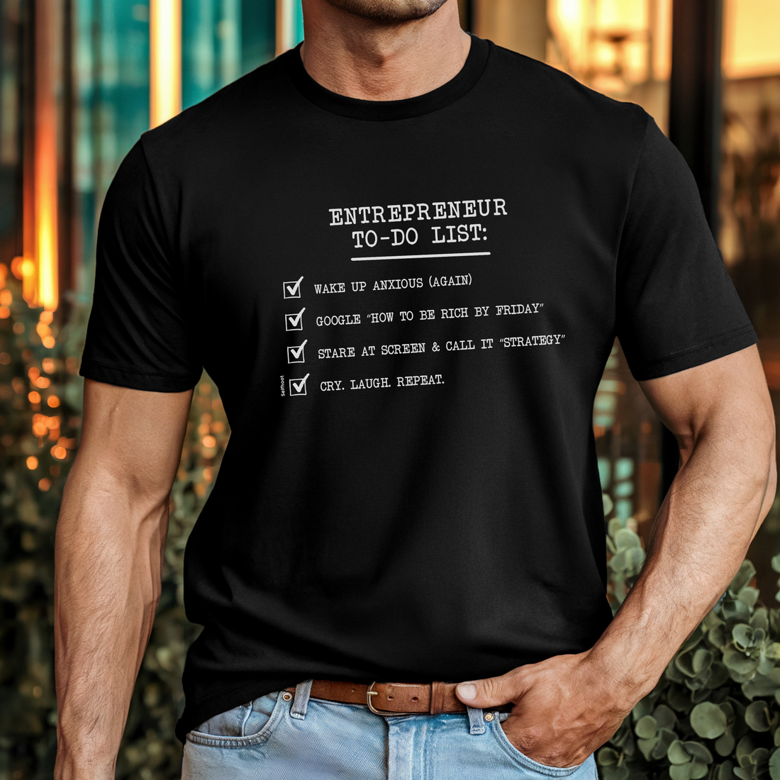 Entrepreneur To-do List Premium Tee