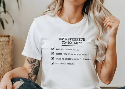 Entrepreneur To-do List Premium Tee