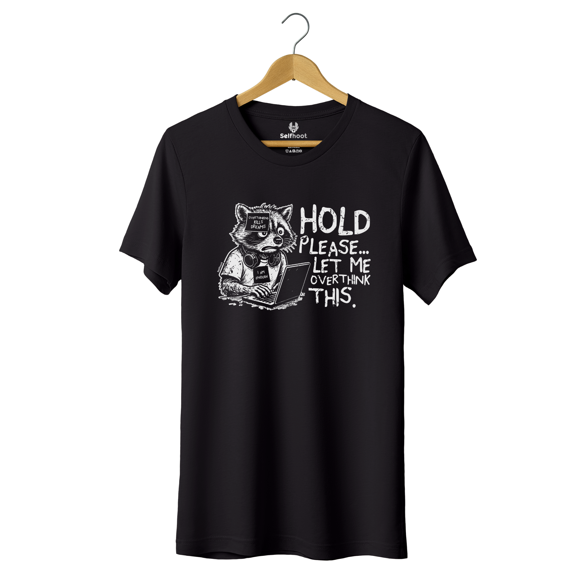 Overthinking Raccoon Premium Tee
