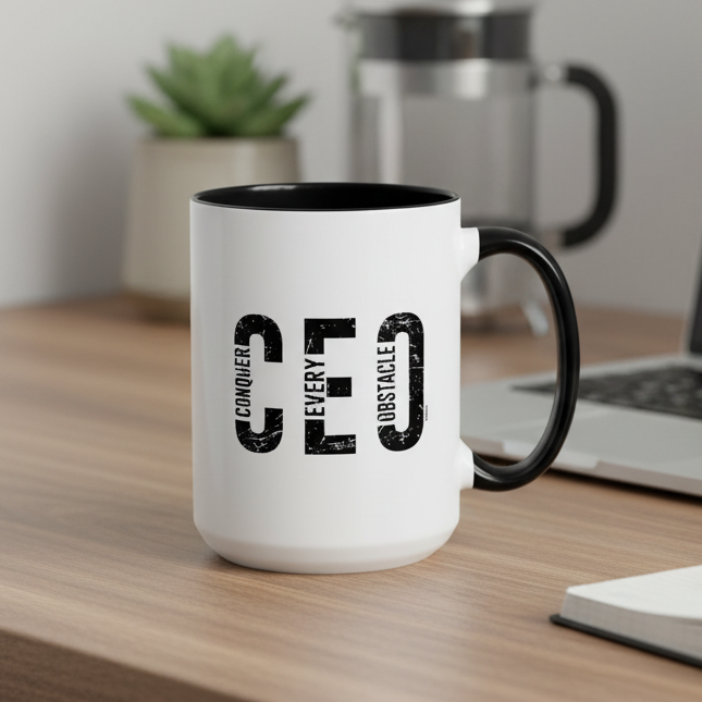 Conquer Every Obstacle Premium 15oz Mug