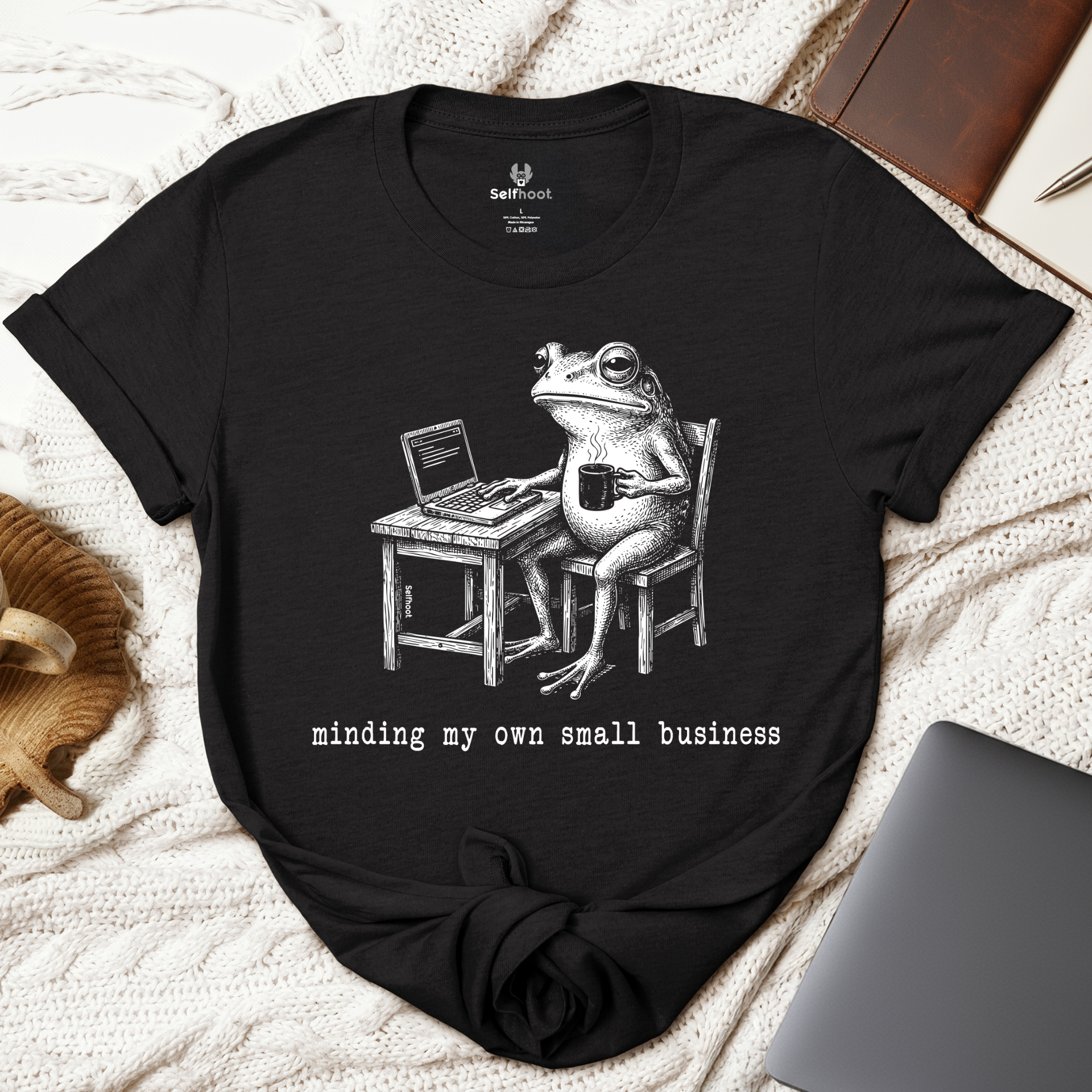 Minding My Own Small Business Premium Tee