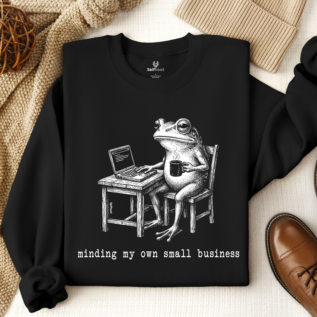 Minding My Own Small Business Premium Sweatshirt