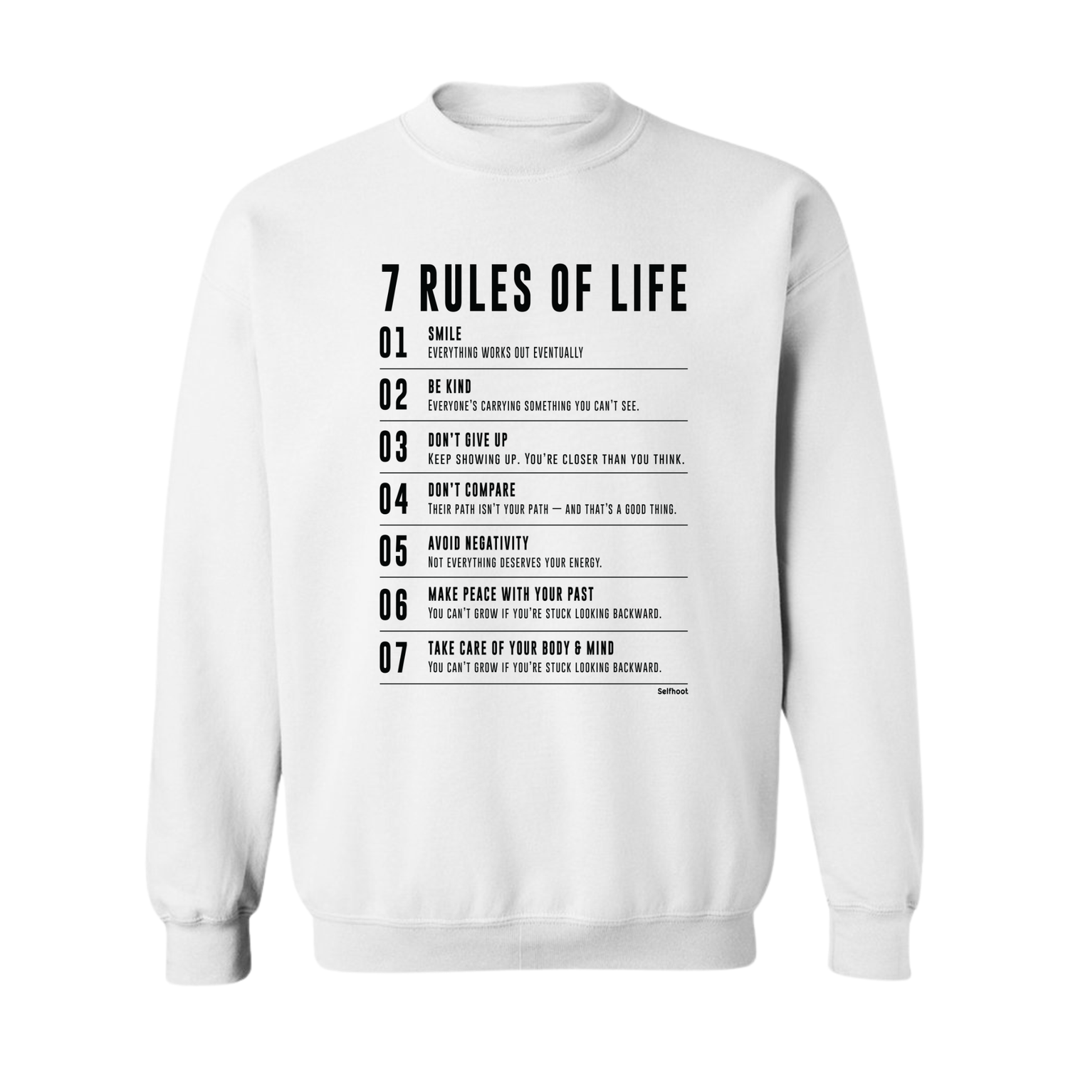 7 Rules of Life Premium Sweatshirt