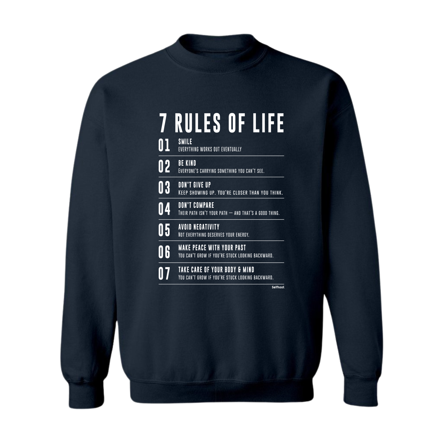 7 Rules of Life Premium Sweatshirt