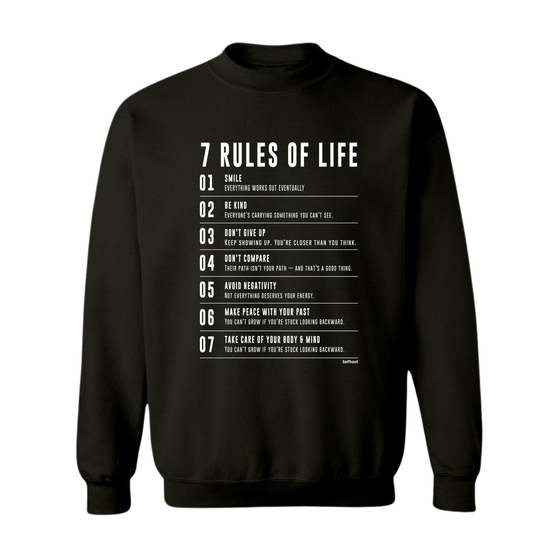 7 Rules of Life Premium Sweatshirt