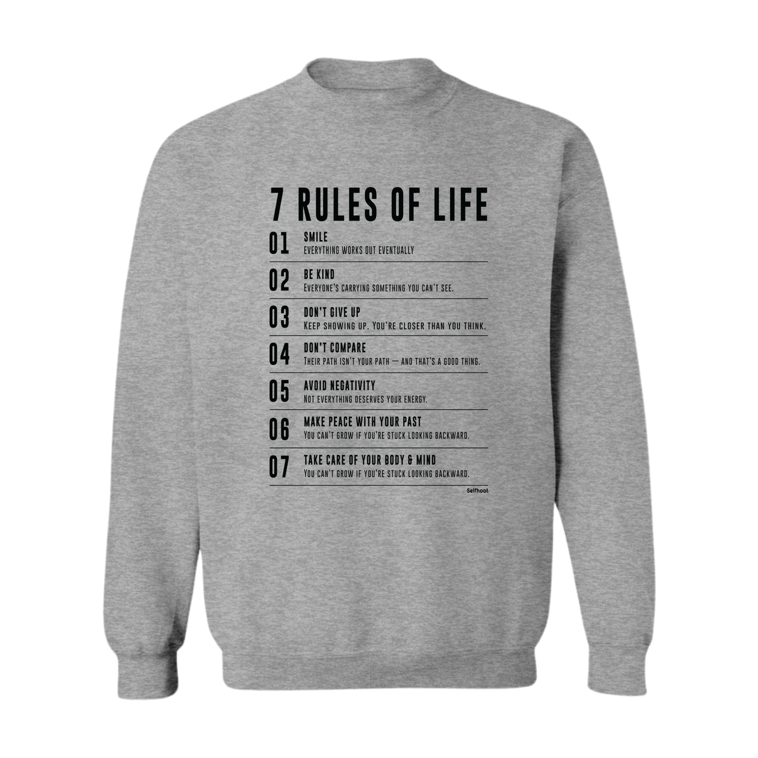 7 Rules of Life Premium Sweatshirt