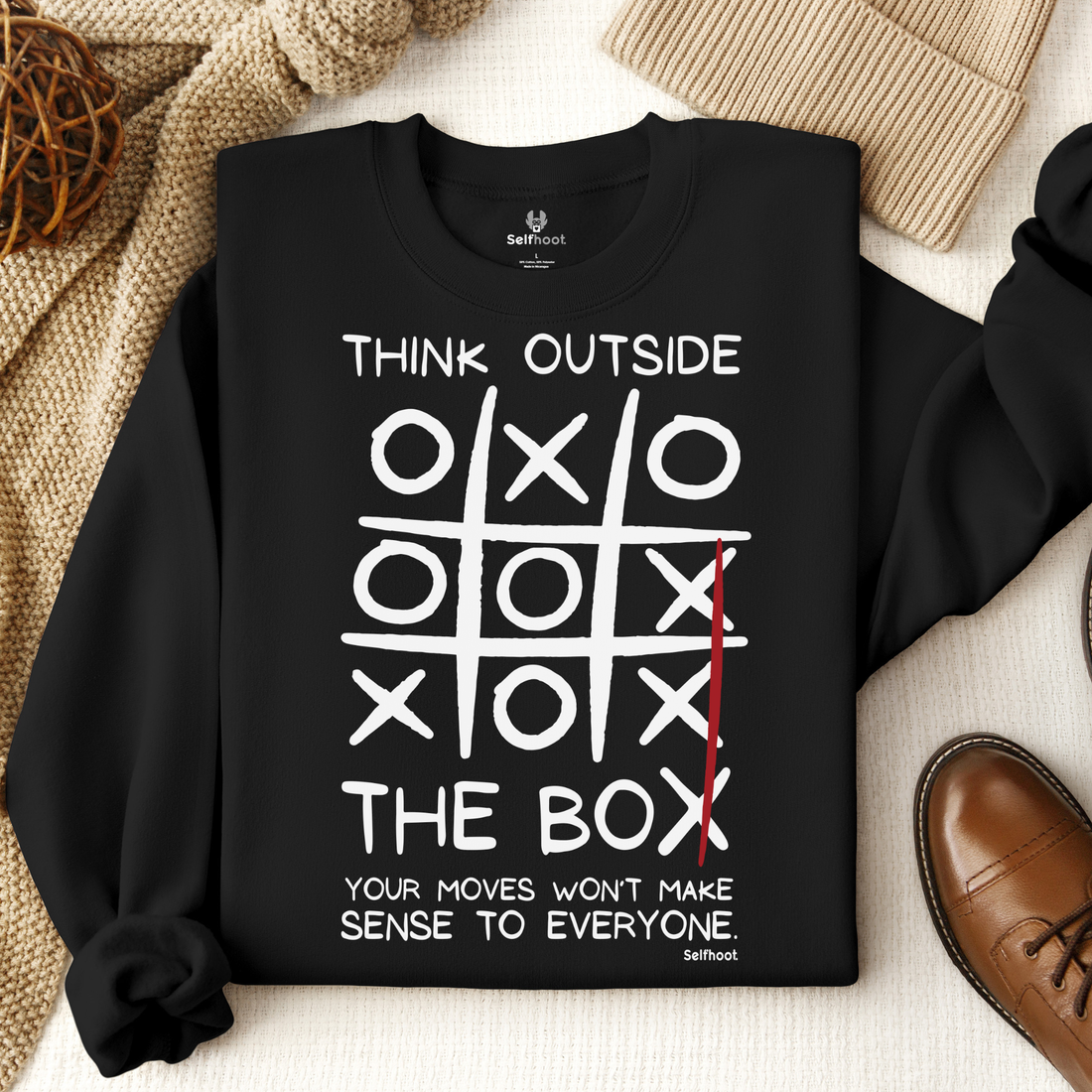 Think Outside the Box Premium Sweatshirt