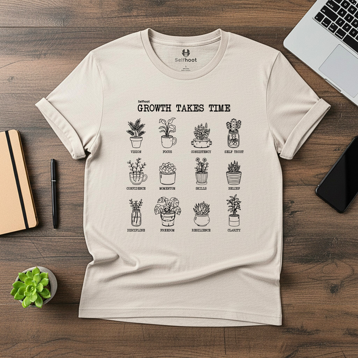 Growth Takes Time Premium Tee