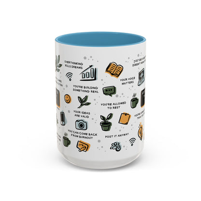 Affirmations for the Anxiously Ambitious Premium 15oz Mug