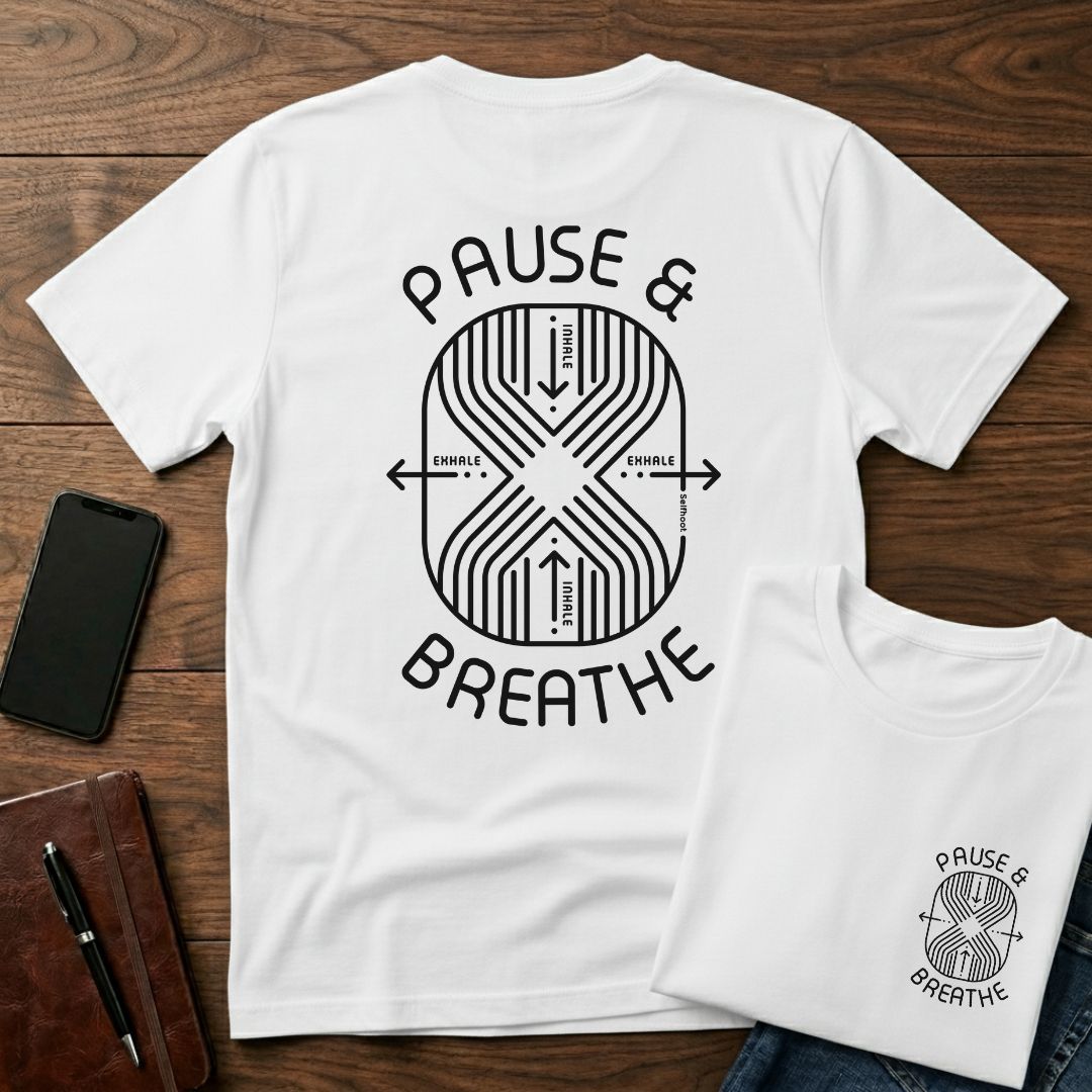 Pause &amp; Breathe Premium Tee