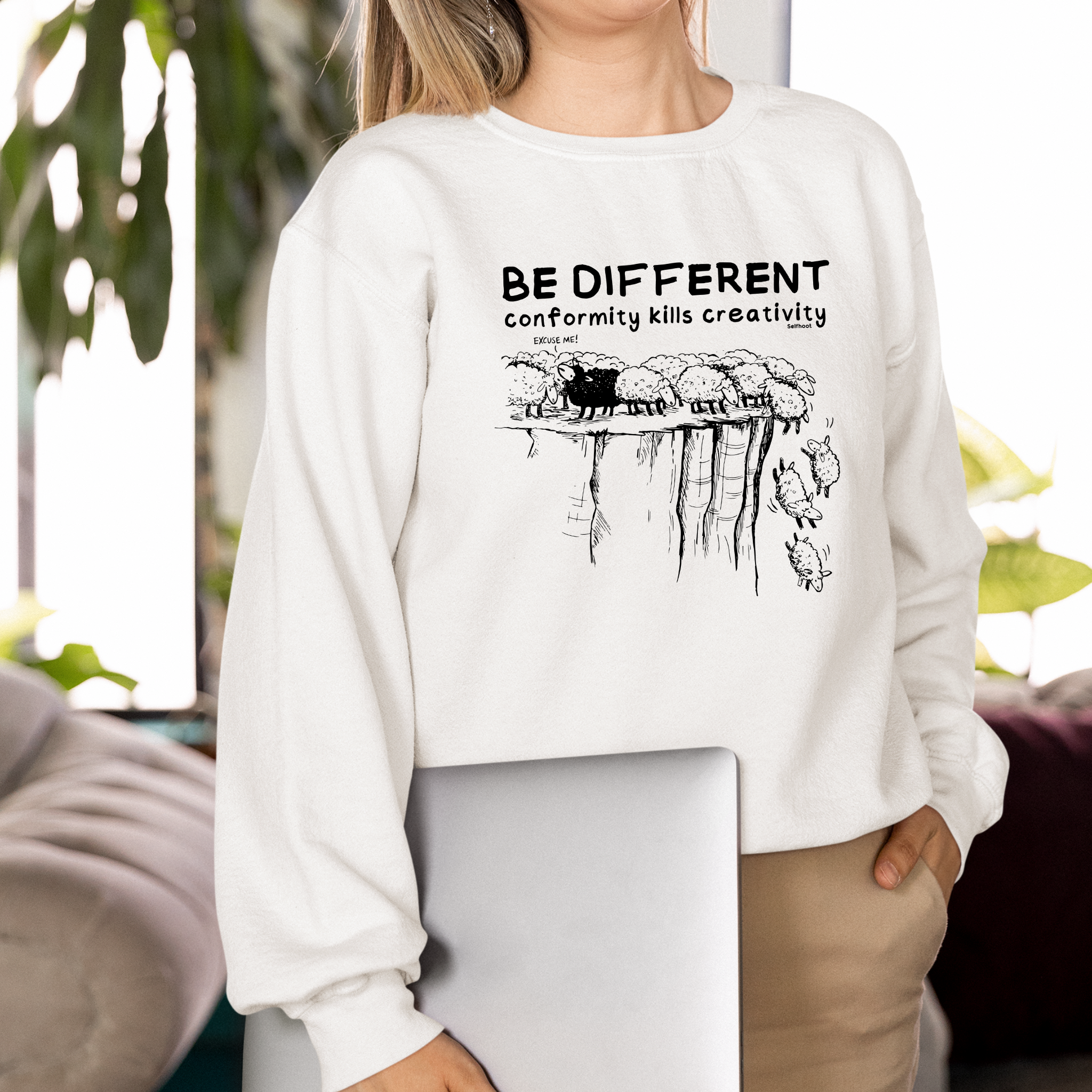 Be Different Premium Sweatshirt
