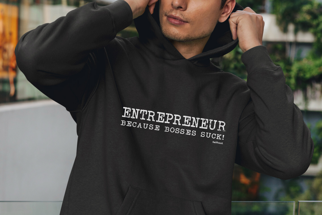 Bosses Suck Premium Hoodie