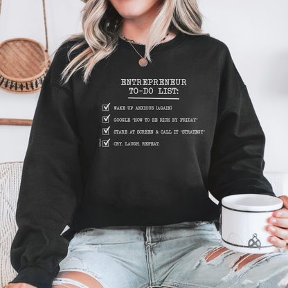 Entrepreneur To-do List Premium Sweatshirt