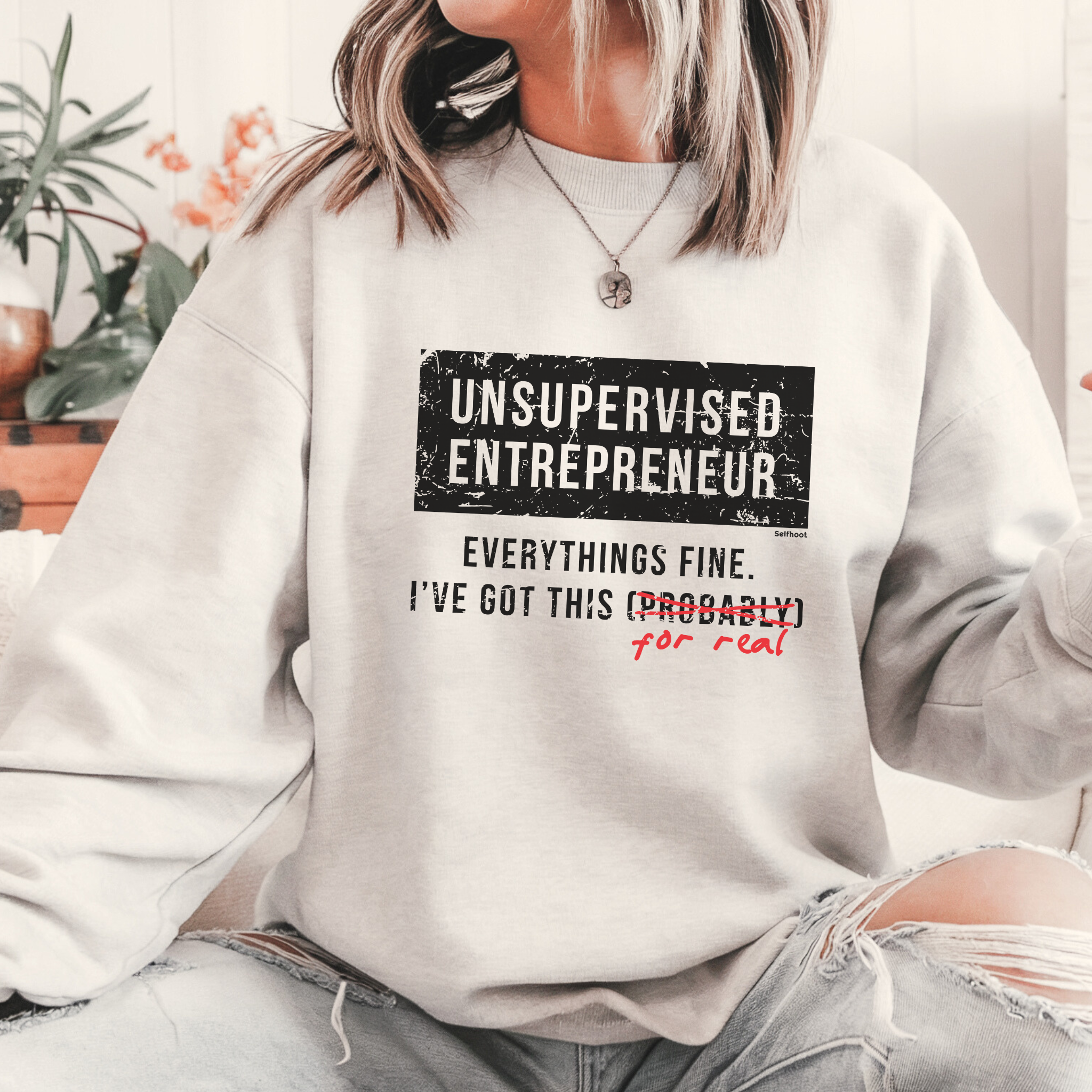 Unsupervised Entrepreneur Premium Sweatshirt